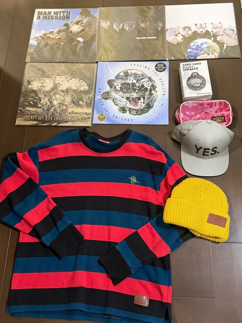 MAN WITH A MISSION アナログ レコード キャップ マンウィズ