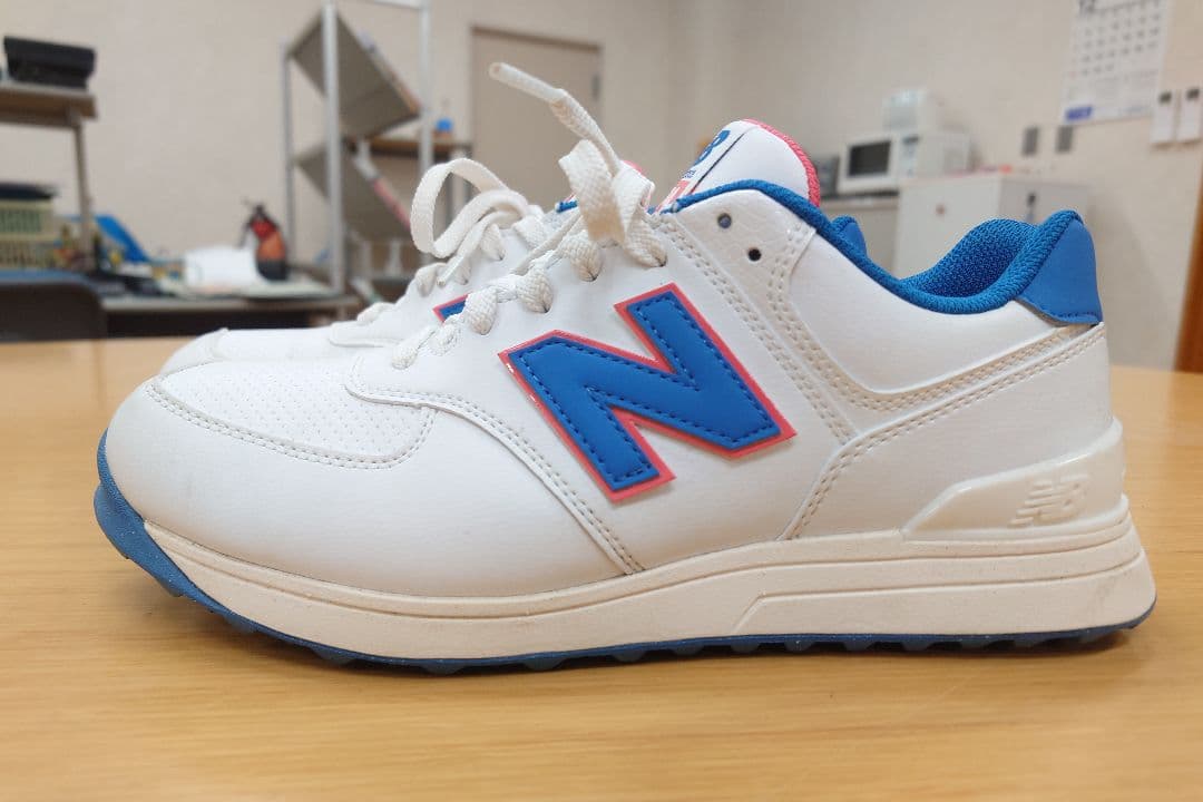 着用1回☆ニューバランス574 v3 SLスパイクレスゴルフシューズ24.5cm