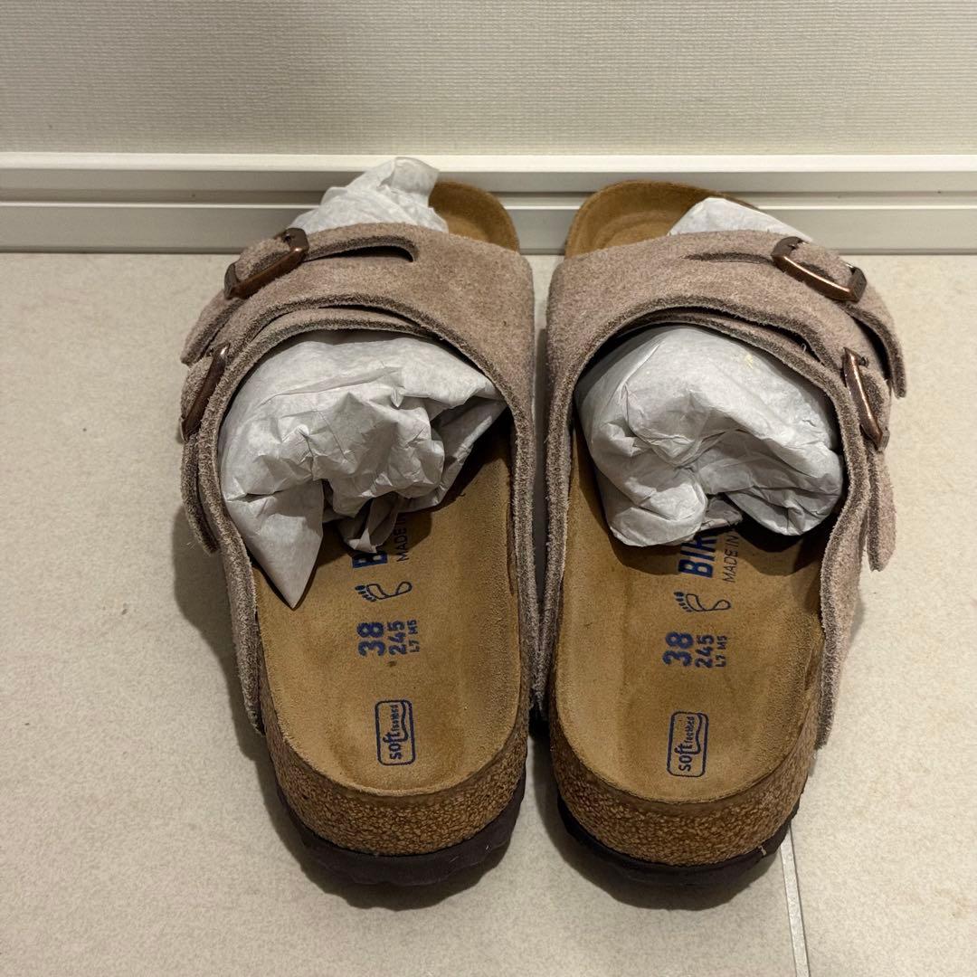 【値下美品箱有】ビルケンシュトックZURICH レギュラー幅38（24.5cm）