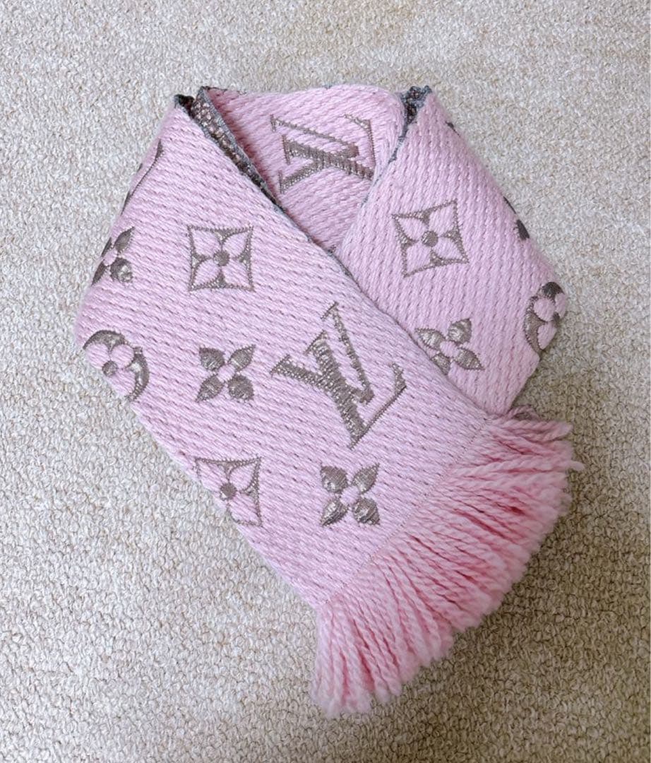 M*y様 ルイ・ヴィトン ピンク マフラー