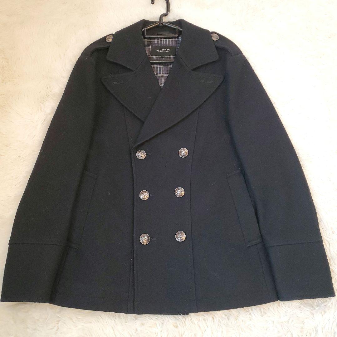 ⭐極美品⭐BURBERRY BLACK LABEL ナポレオン Pコート L