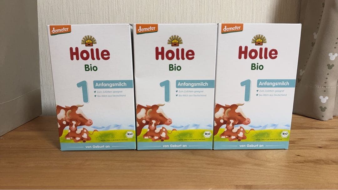 Holle Bio 1 粉ミルク 400g×3箱