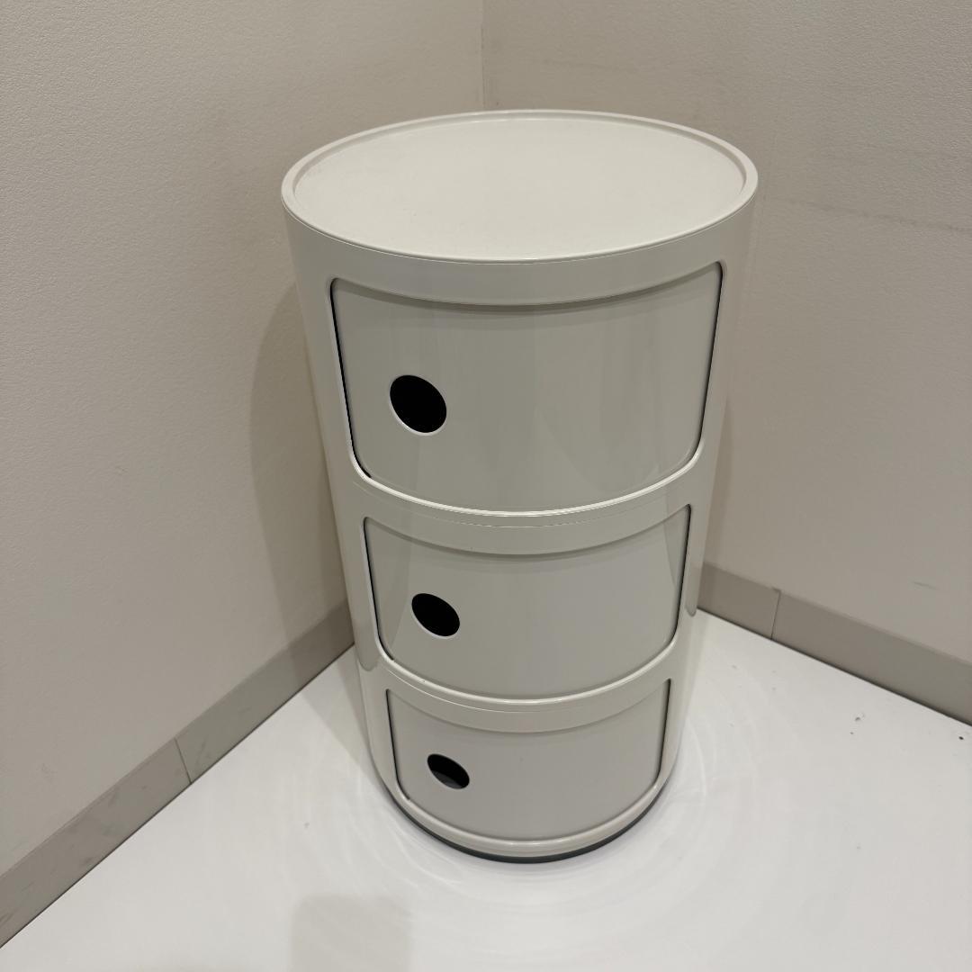 【格安】Kartell コンポニビリ3 ホワイト グロス 収納
