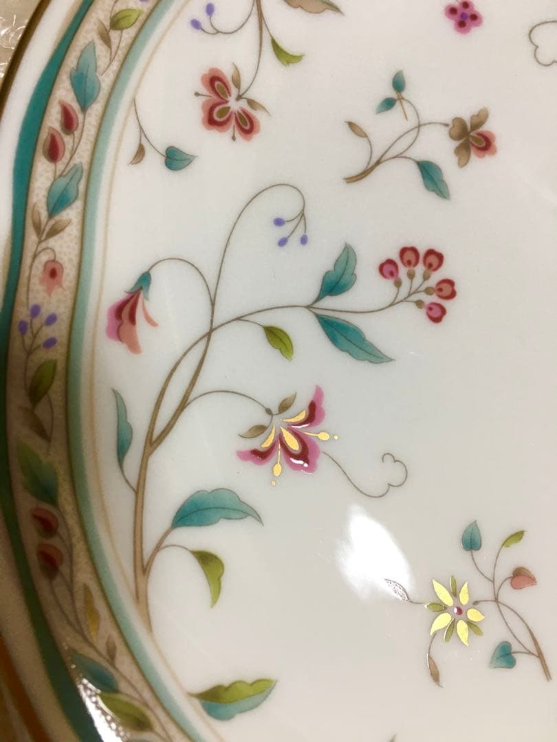 Noritake ノリタケ 花更紗 18cm プレート 6枚