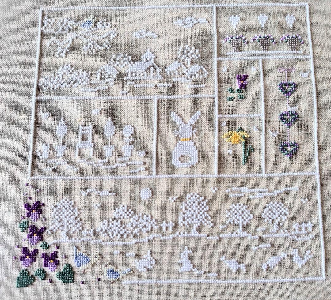 専用　クロスステッチ完成品✤ヴェロニク・サモイロフ✤