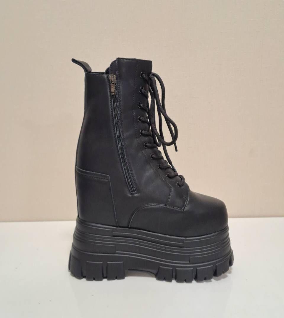 22cmup シークレットシューズ 厚底 ブーツ