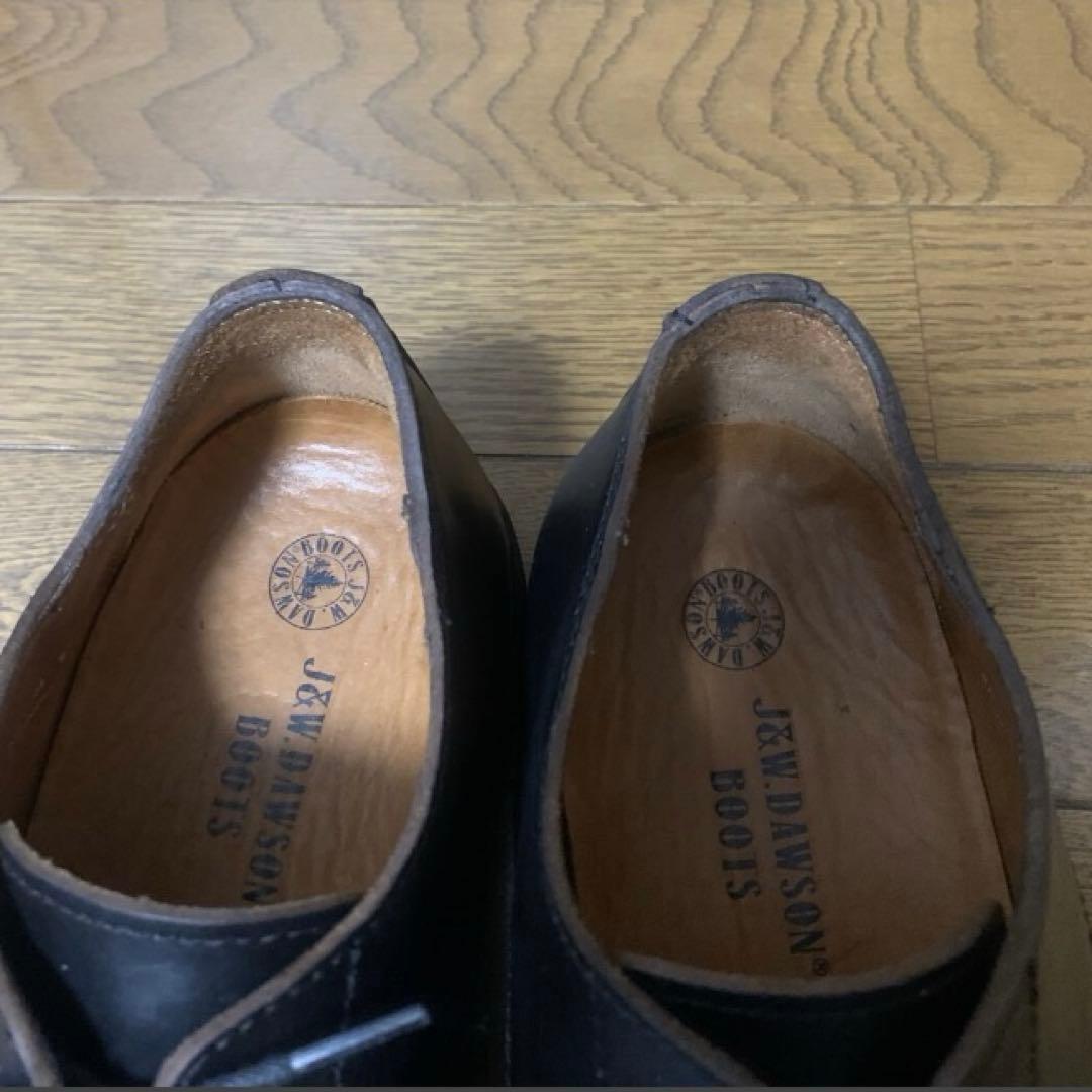 タ*ヤ様 J&W DAWSON/革靴/ビブラムソール サイズ8 1/2 黒色