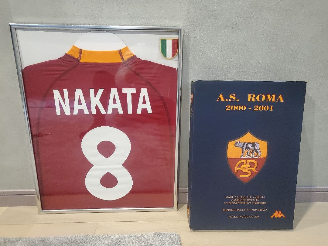 中田英寿 A.S. ROMA NAKATA 記念 限定 レプリカ ユニ ローマ