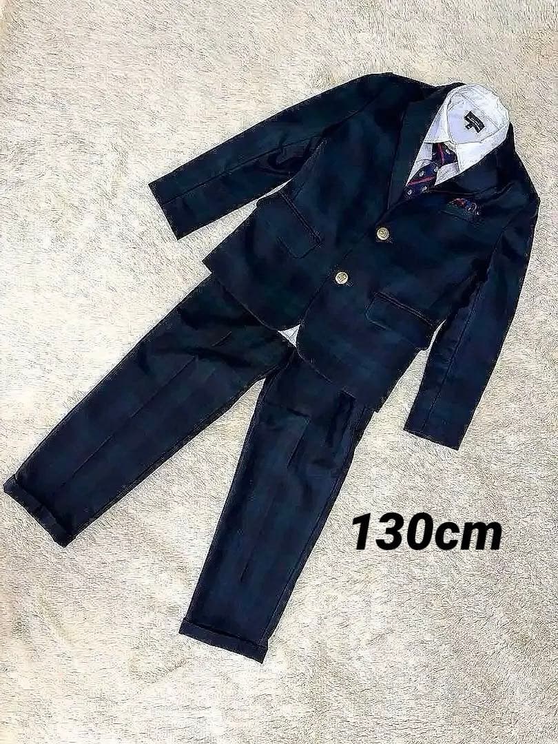 グリーンレーベル　ジャケット　パンツ　シャツ 130cm 入学式用