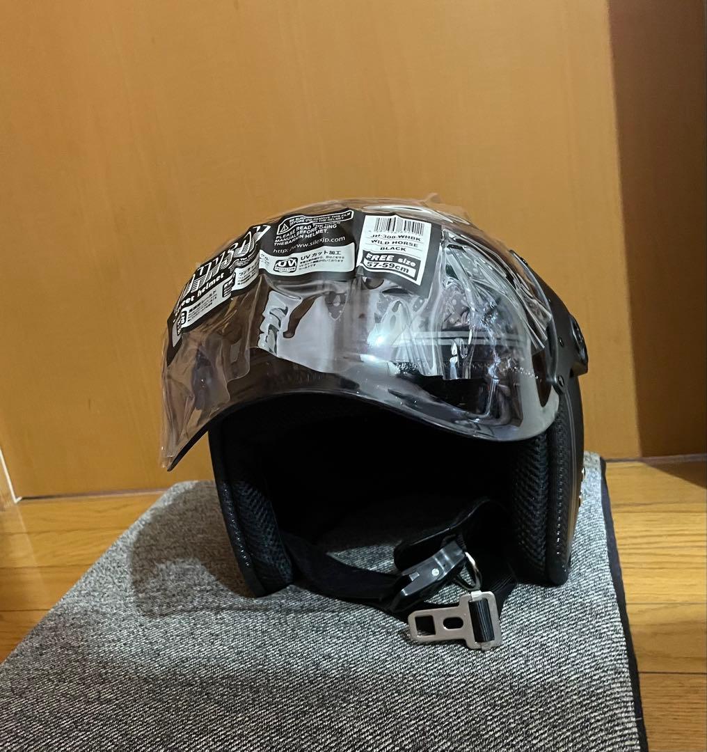 JOHNSON ストリートヘルメット マットブラック　新品未使用