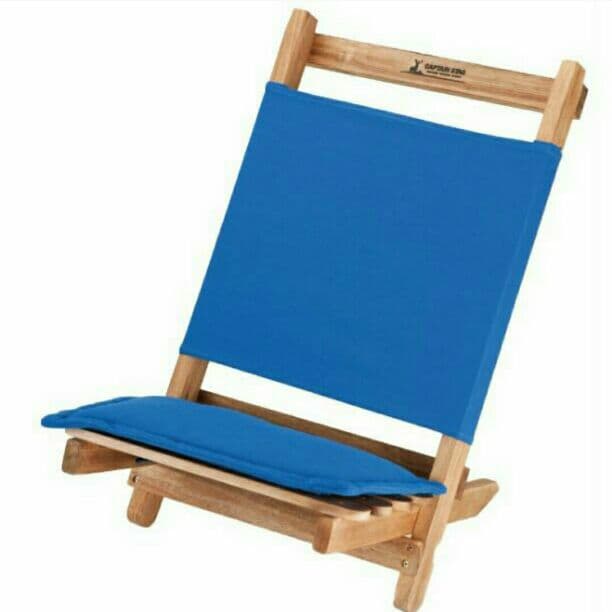 新品キャプテンスタッグ チェア CSクラシックス ロースタイル チェア ブルー