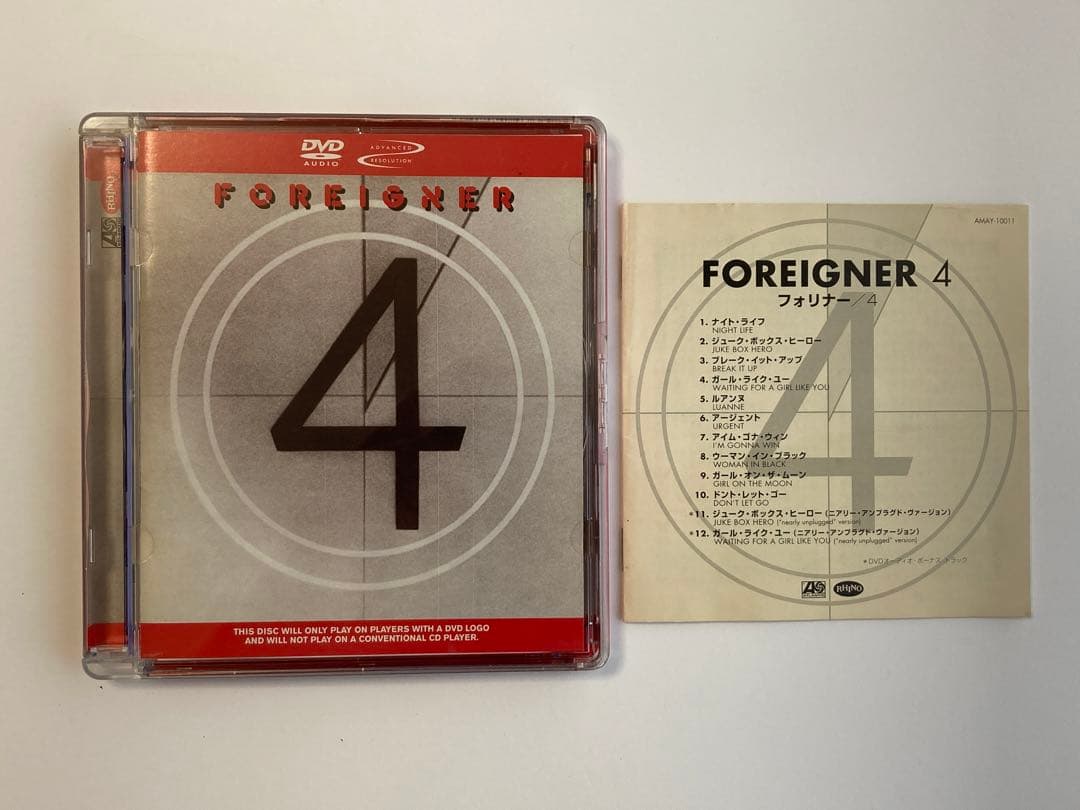 FOREIGNER フォリナー/ 4  【DVD-AUDIO】