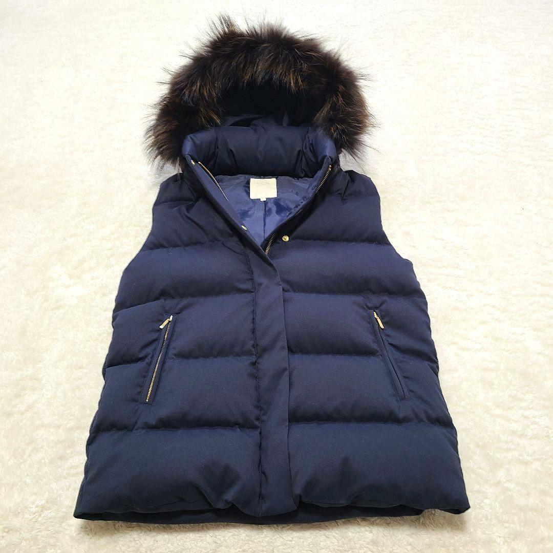 【美品】23年製　ビーイングバイビームス　河田フェザー　ダウンベスト　2WAY