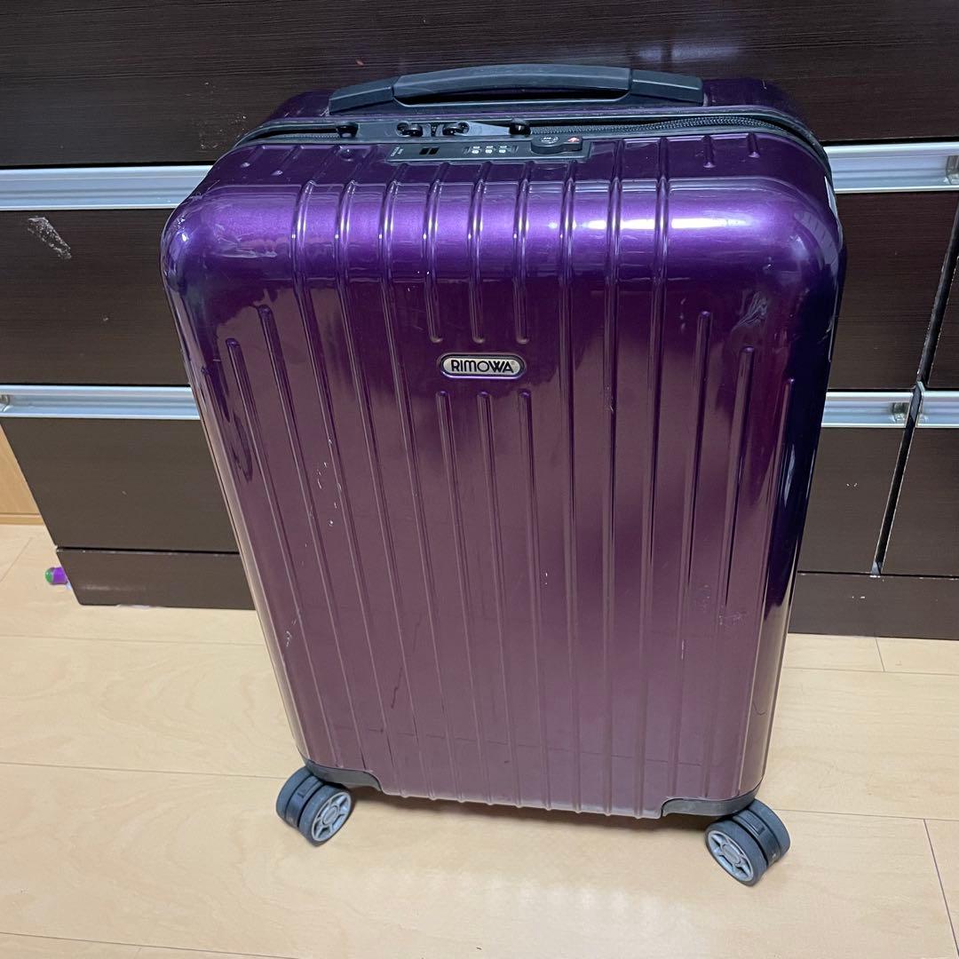 A*)様 【ジャンク】RIMOWAリモワ　サルサエア 4輪 パープル　ファスナー