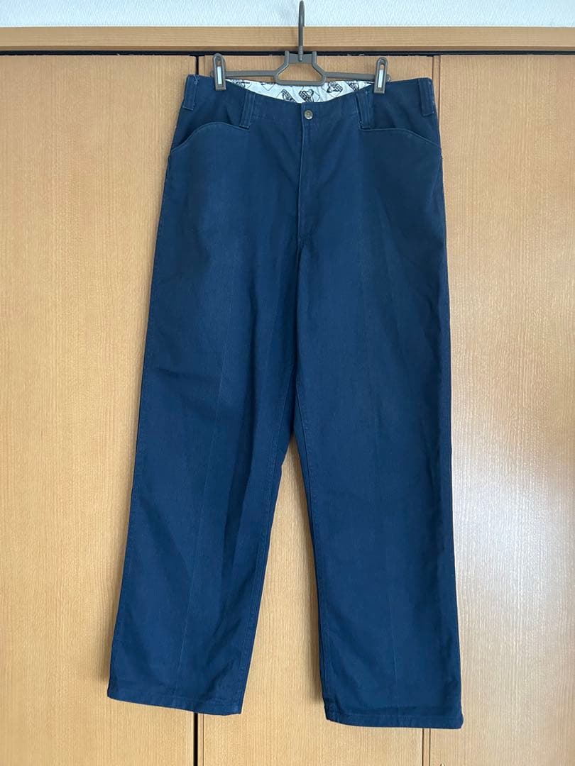 90s BEN DAVIS フリスコパンツ ネイビー ドミニカ製