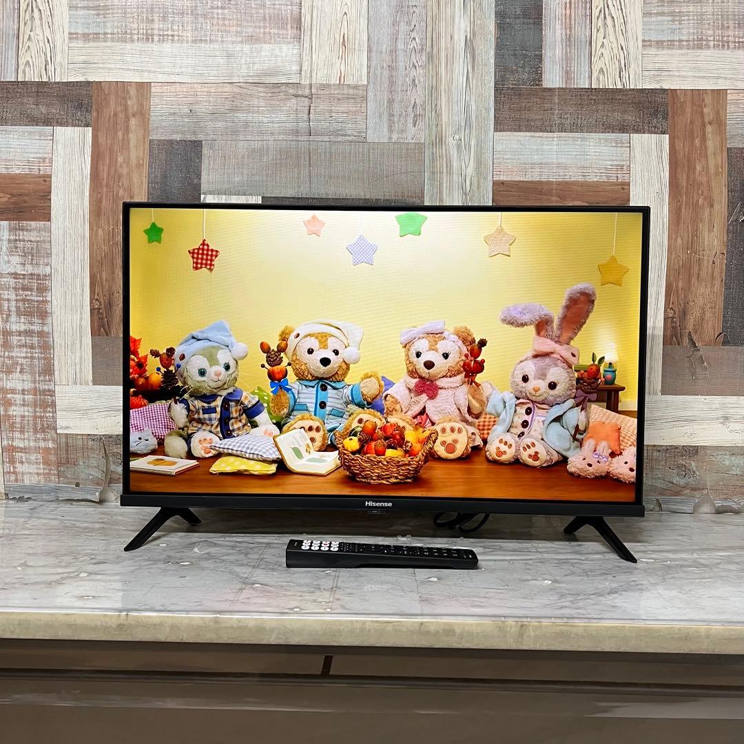 全国送料込❣️今年購入ハイセンス32型液晶テレビネット動画視聴可チューナー