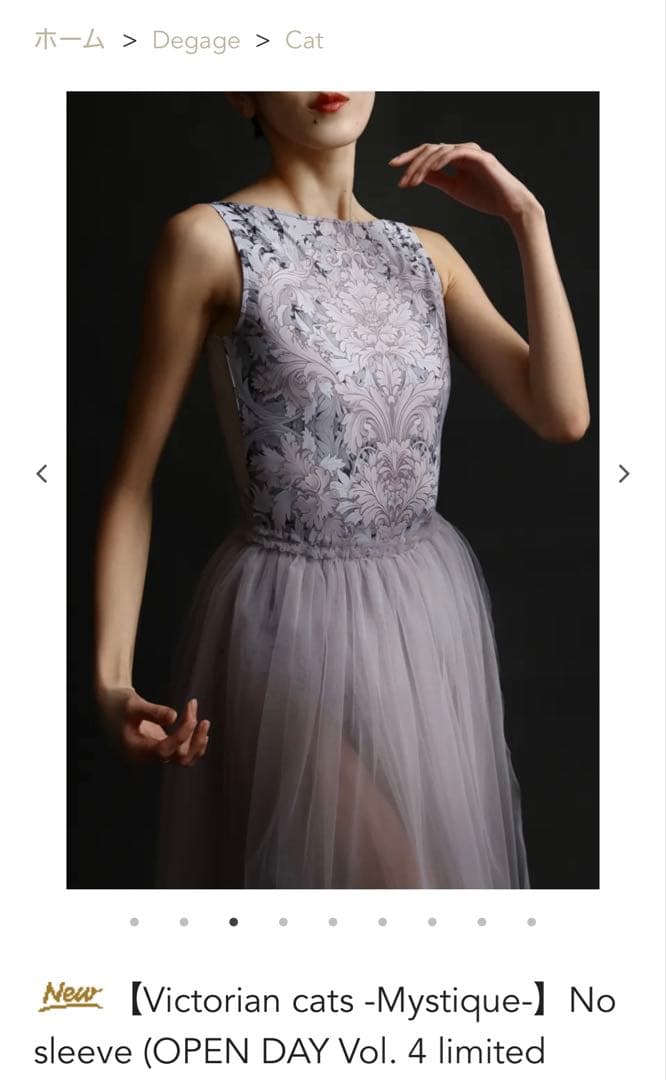 【ほぼ新品】unoa ウノア レオタード　S