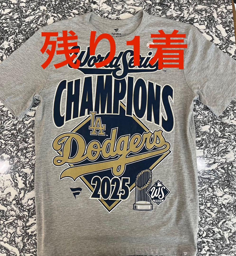 LA Dodgers ワールドシリーズチャンピオンTシャツ 2025