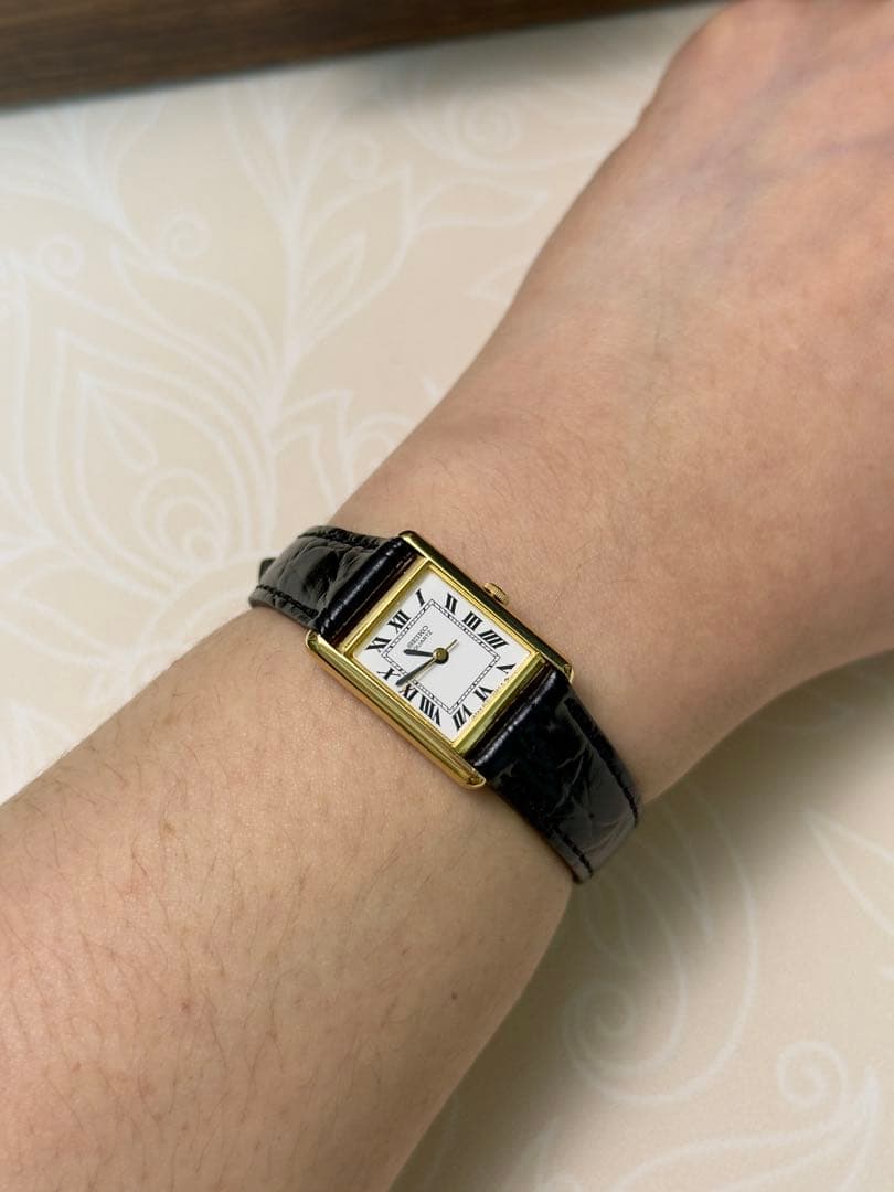 時計 SEIKO TANK 2C21-5110 VINTAGE 80s