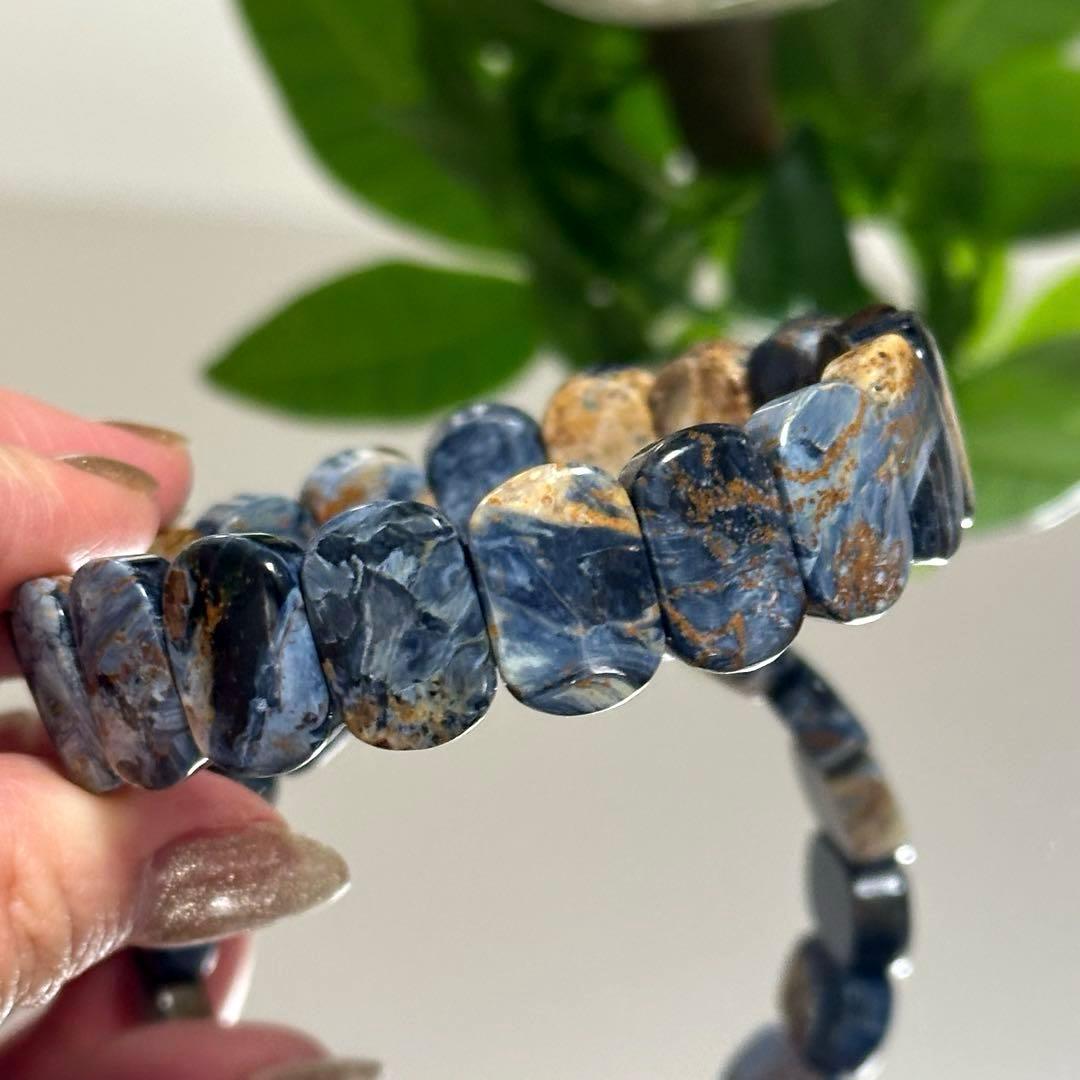 ラスト一点！ 最高級 希少 ブルーピーターサイト バングル 16mm 19cm