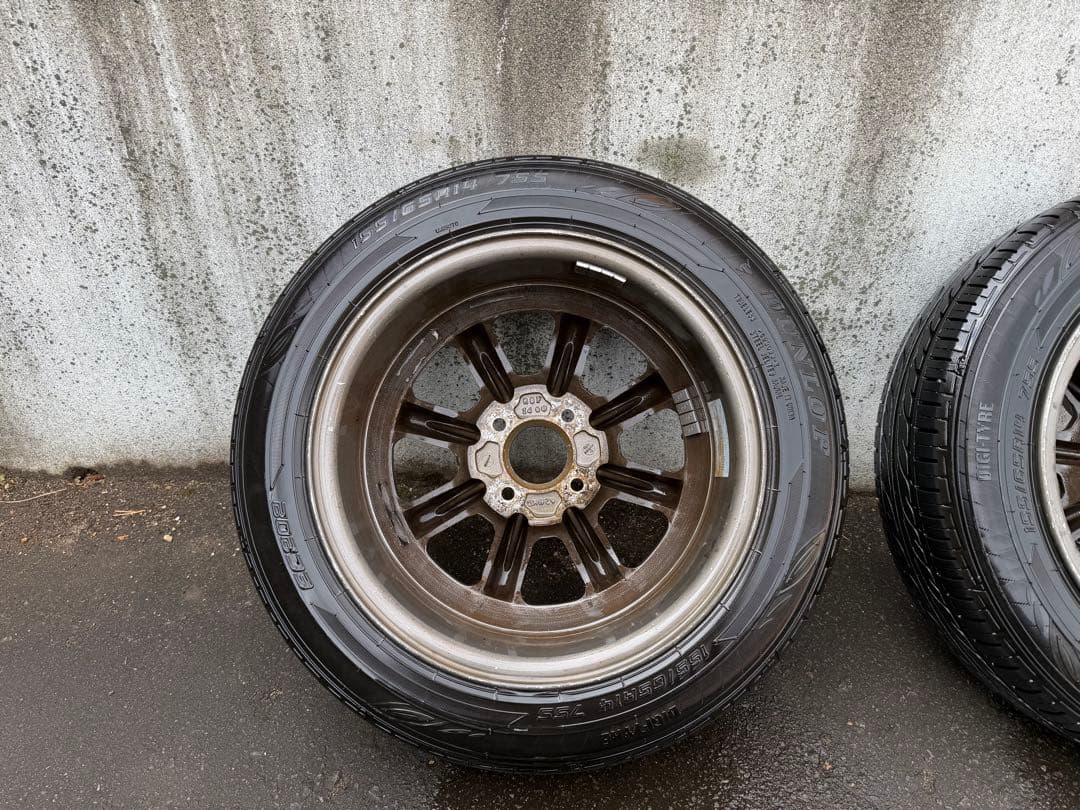 ②必ず4本セットでの購入でお願いします RSワタナベ 14インチ　ホイールセット