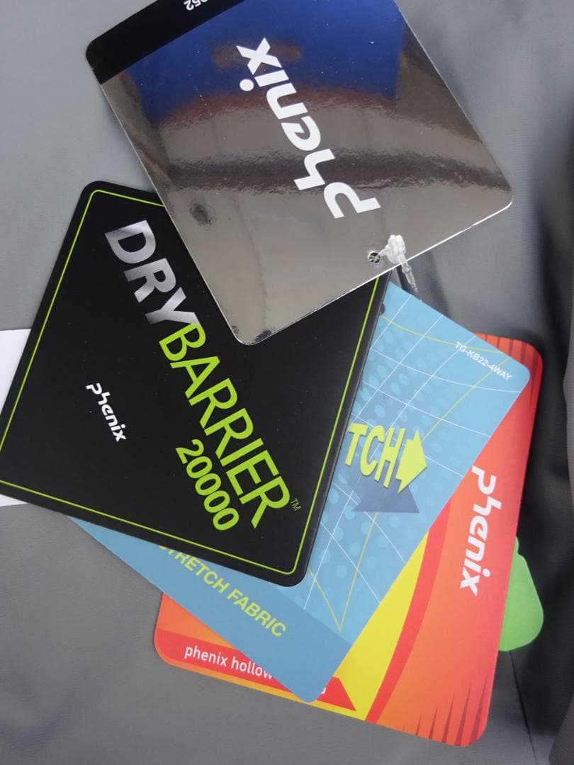 ★未使用★フェニックス レディースXLサイズ スキージャケット ダウン グレー