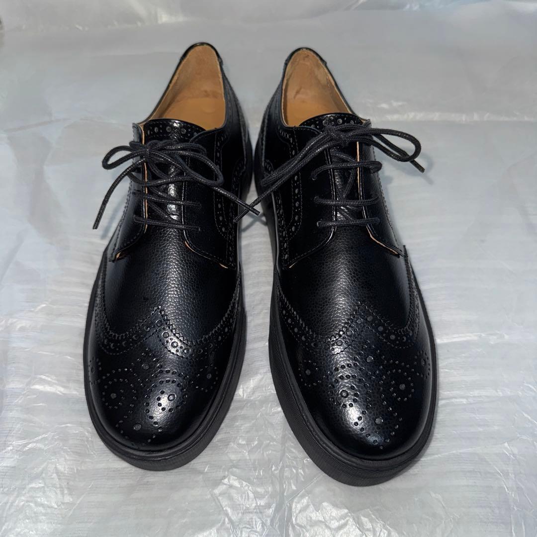 靴 uniform experiment AMB WING TIP SNEAKERS