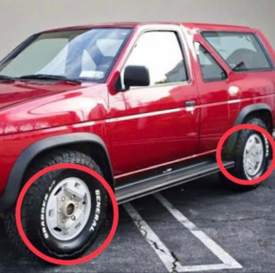 ダットサンD21 日産テラノUS仕様 純正ホイール ホイールキャップセット①