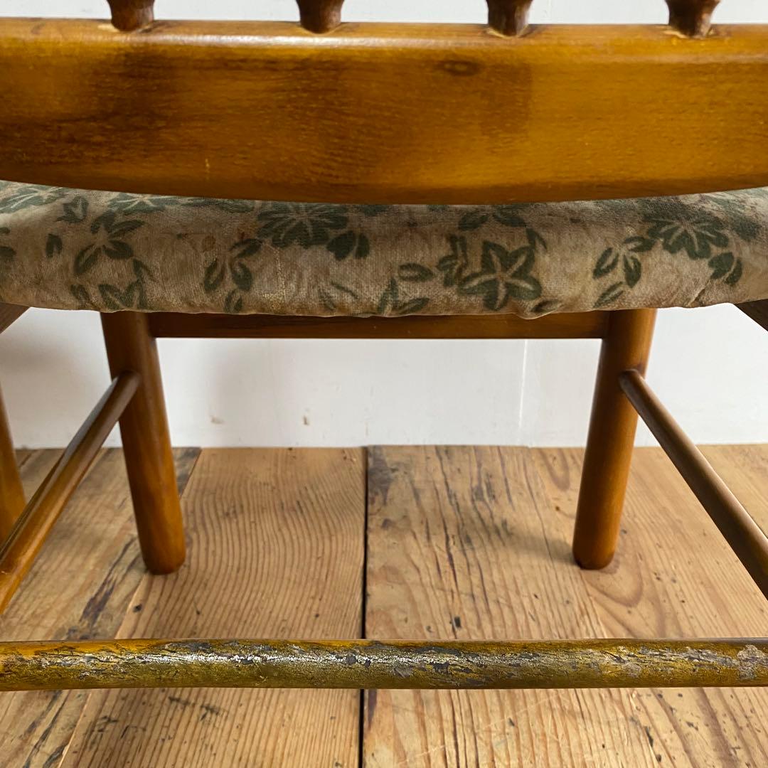 2脚セット ヴィンテージ ダイニングチェア 椅子 木製 レトロ モダン y111