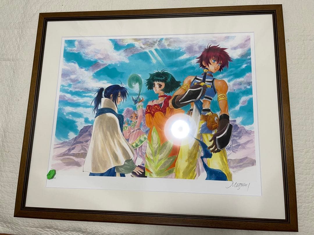 いのまたむつみ　版画　テイルズ オブ エターニア　複製原画　直筆サイン