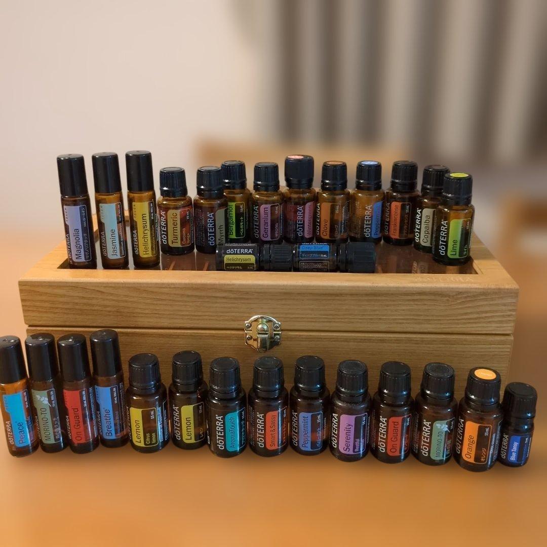 doTERRA 木箱50 エッセンシャルオイル　13本　ショッパー　　まとめ売り