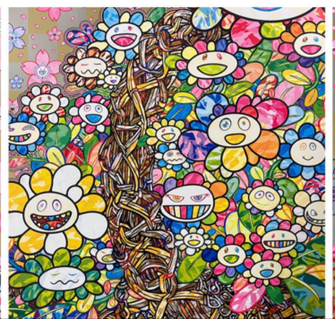 村上隆 もののけ京都 宋 李嵩 「花籃」 へのオマージュ