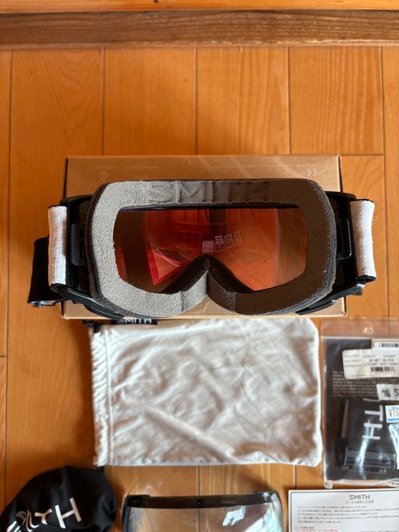 スキー・スノーボードアクセサリー SMITH I/O MAG CP PHOTOCHROMIC RED MIRROR