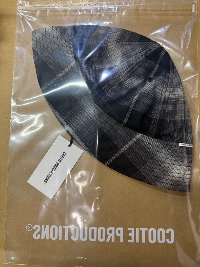 お*ま様 COOTIE / R/C Ombre Check Ball Hat サ