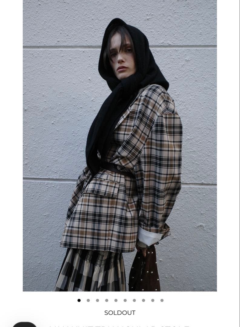 み*ん様 clane ヤクニットストール