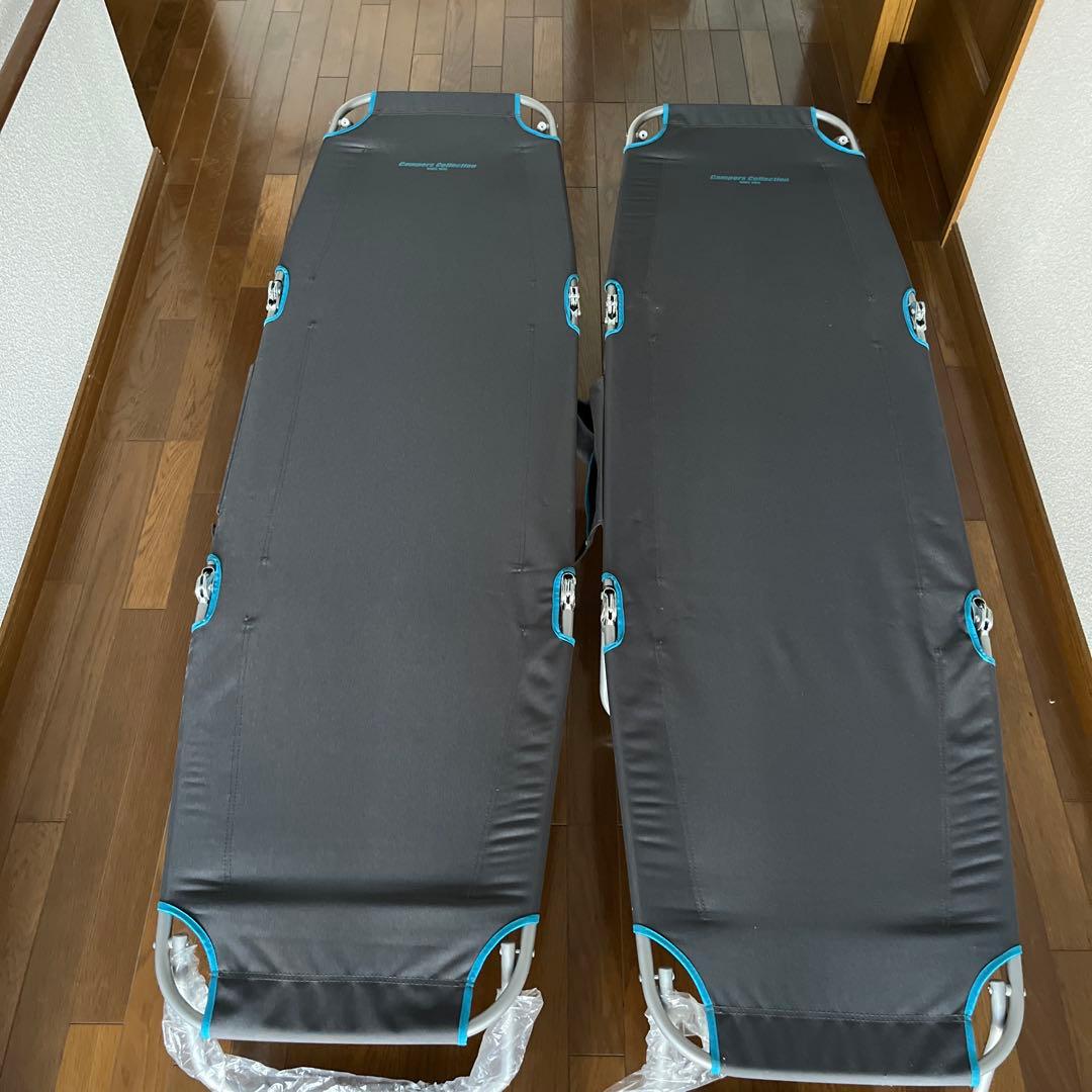 山善　アウトドアチェア リクライニング機能付き　二個セット