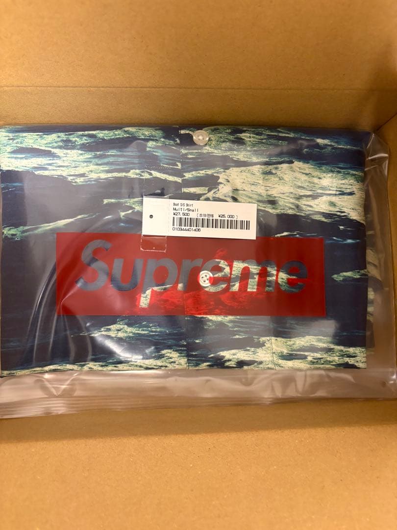 Supreme 波模様 シャツ