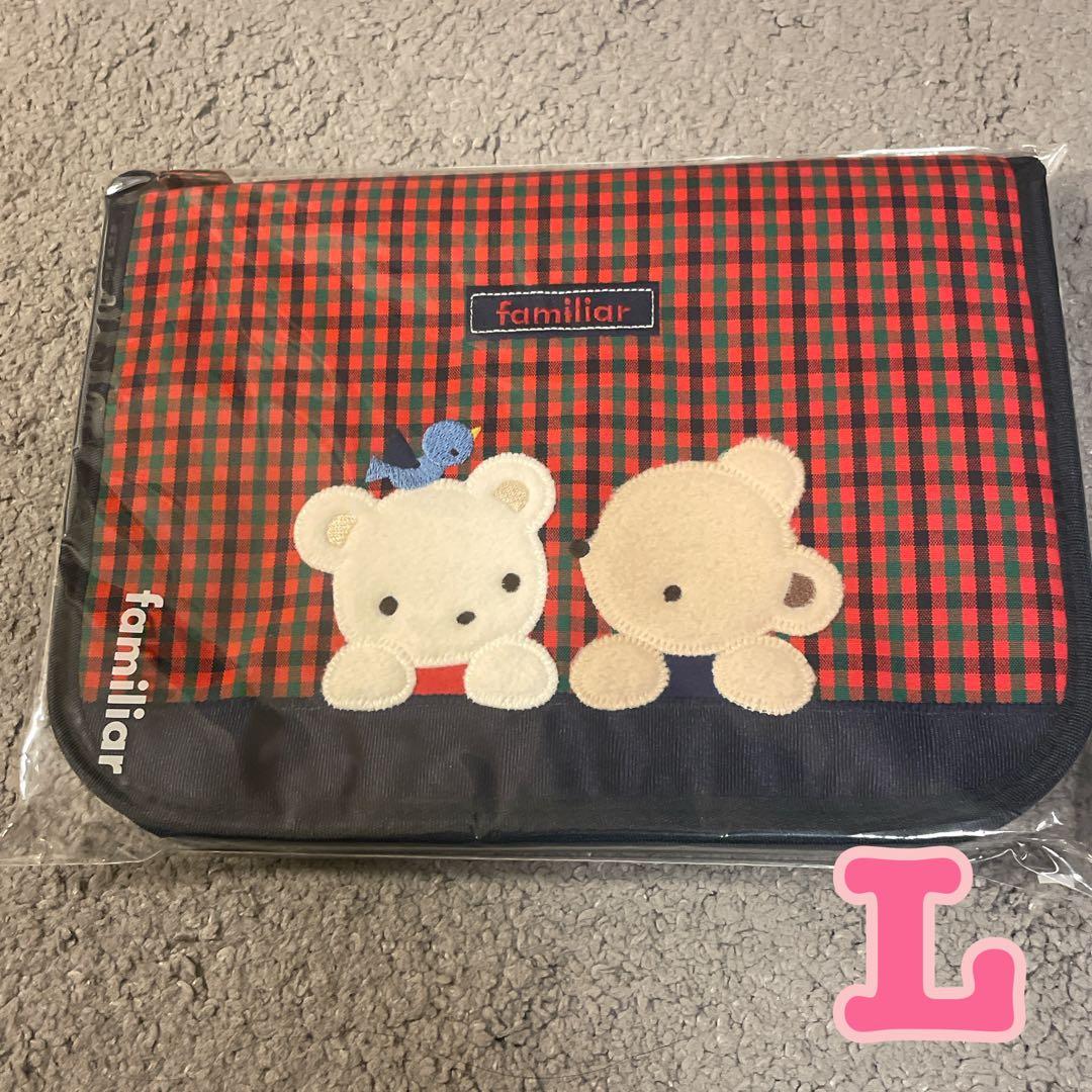 新品未使用　ファミリア　母子手帳ケース 03 赤