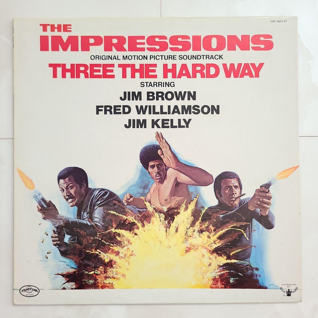 ★ＵＳオリジナル盤★スリー・ザ・ハード・ウェイ』THE IMPRESSIONS