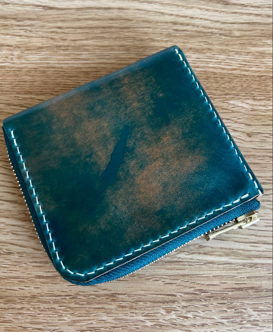 L字ファスナー財布　ロカド　シェルコードバン　新品