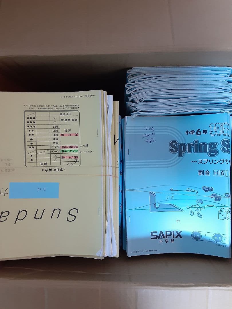 サピックス 小学6年 算数・国語