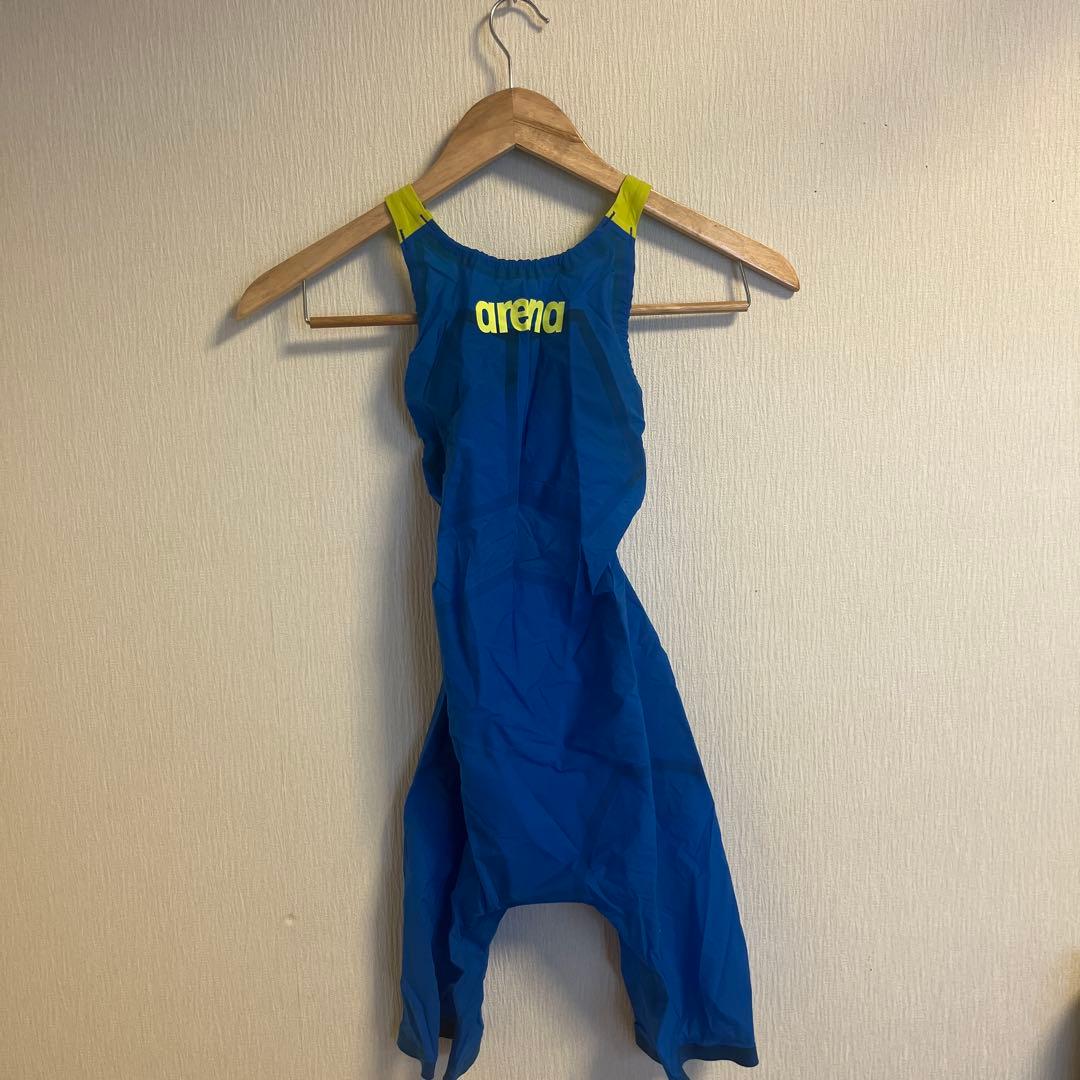 ［期間限定価格］arena Sサイズ競泳用水着 青/黄 高速水着