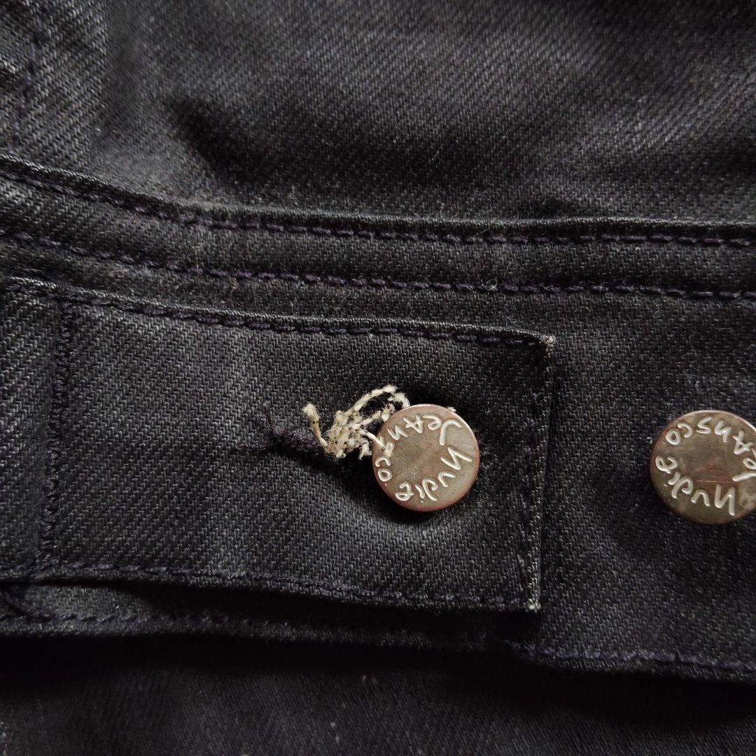 ジャケット・アウター archive dry black coated denim jacket