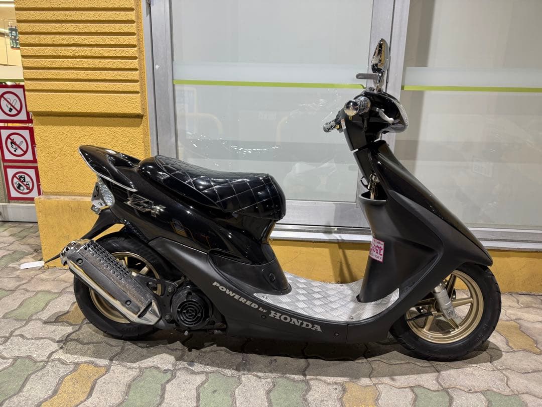 ライブディオzx サスペンション　ローダウン