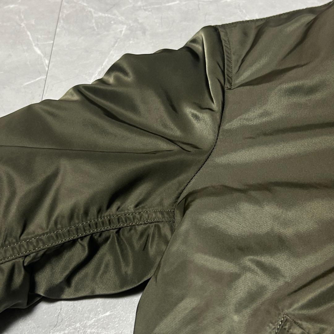 【ALPHA】MA-1 フライトジャケット カーキ 赤タグ JAPANSPEC