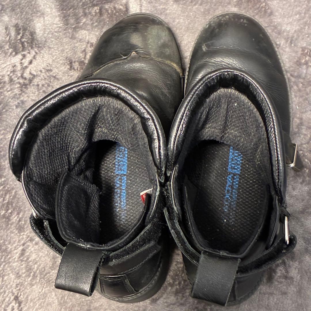 KADOYA BLACK ANKLE(A) 厚底アンクルブーツ ブラックアンクル