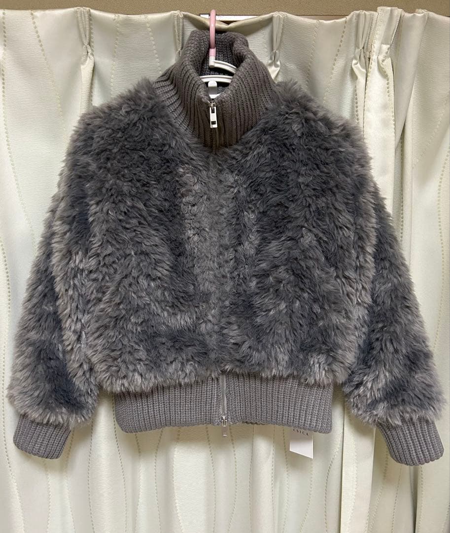 ESICA ハイネックボアブルゾン♡