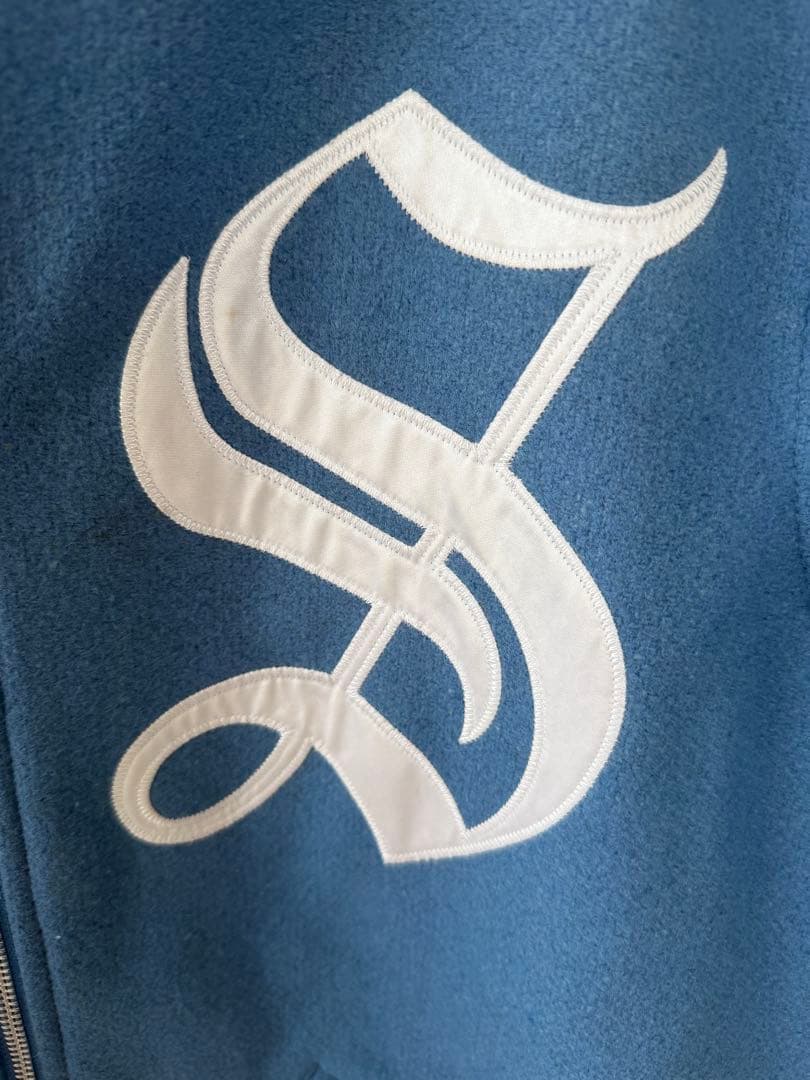 m*o様 Supreme Old English Varsity Jacket