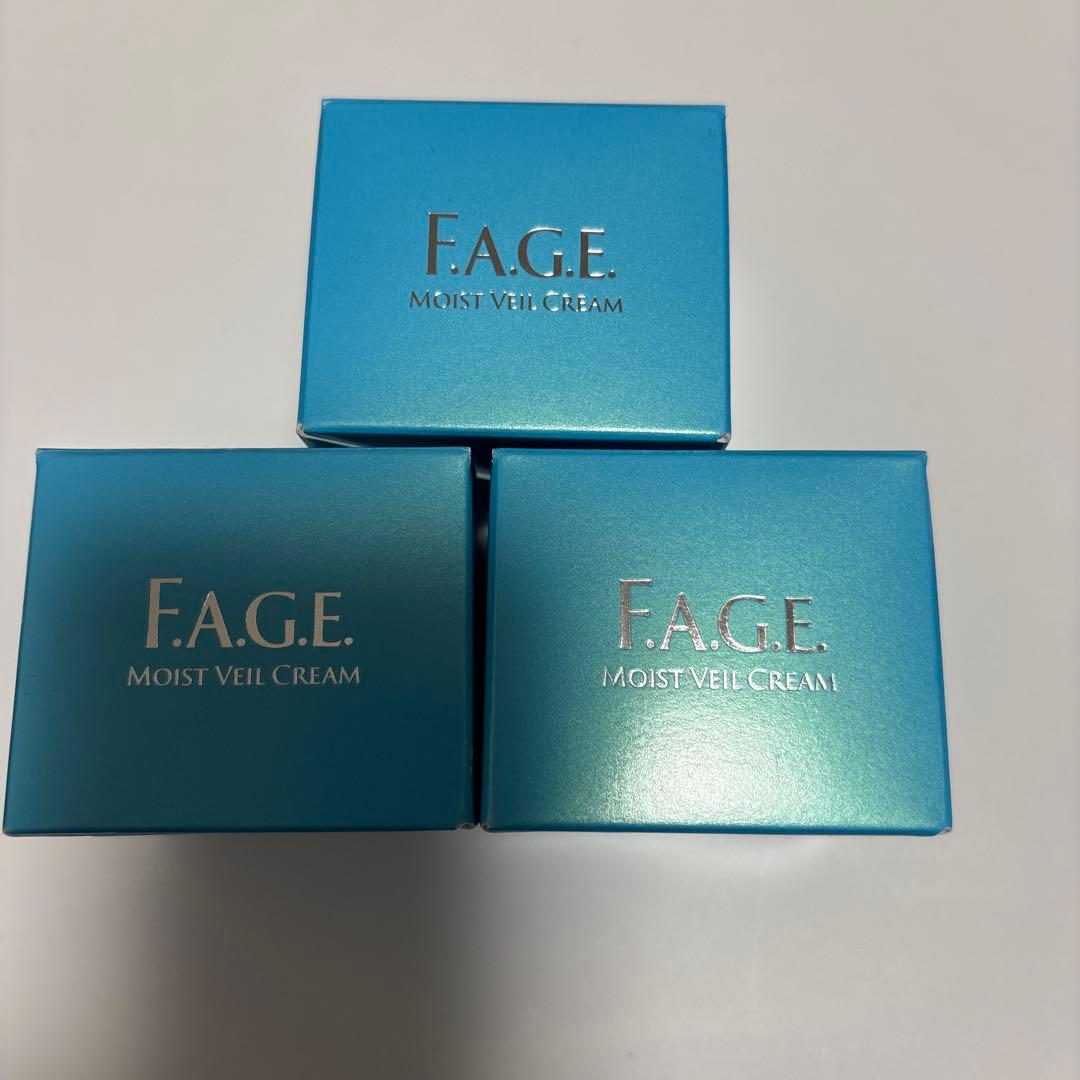 【新品未使用】FAGE エファージュモイストベールクリーム 30g×3個