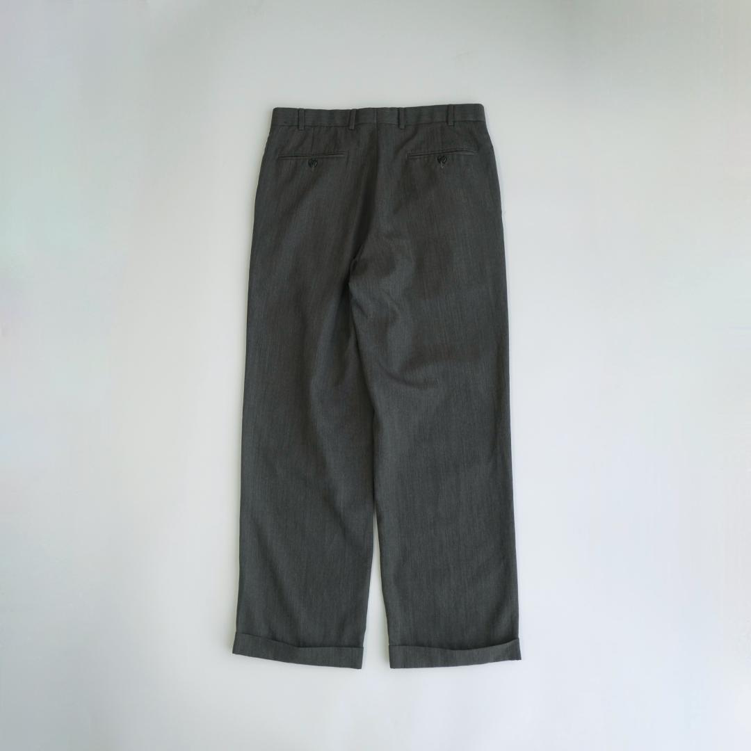 BROOKS BROTHERS ツータックスラックス　グレー 34R